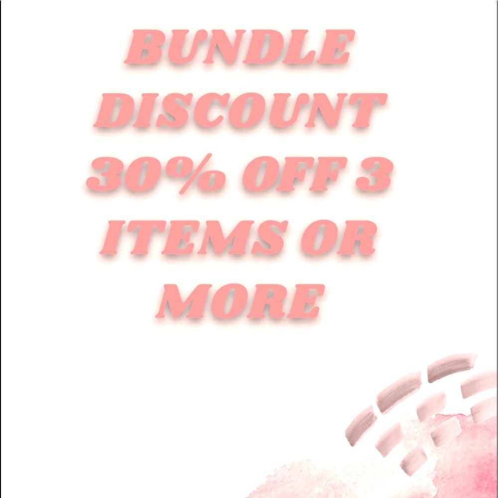Bundle Discount 30%